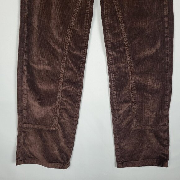 Free People We The Free Risk Taker High Rise Straight Corduroy Pants  Size 24 - Picture 5 of 12